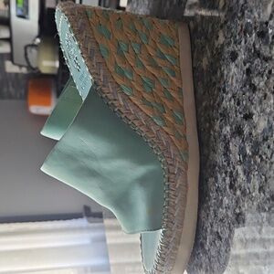 Vince Camuto Mint Green Espadrille Slip-On Shoes